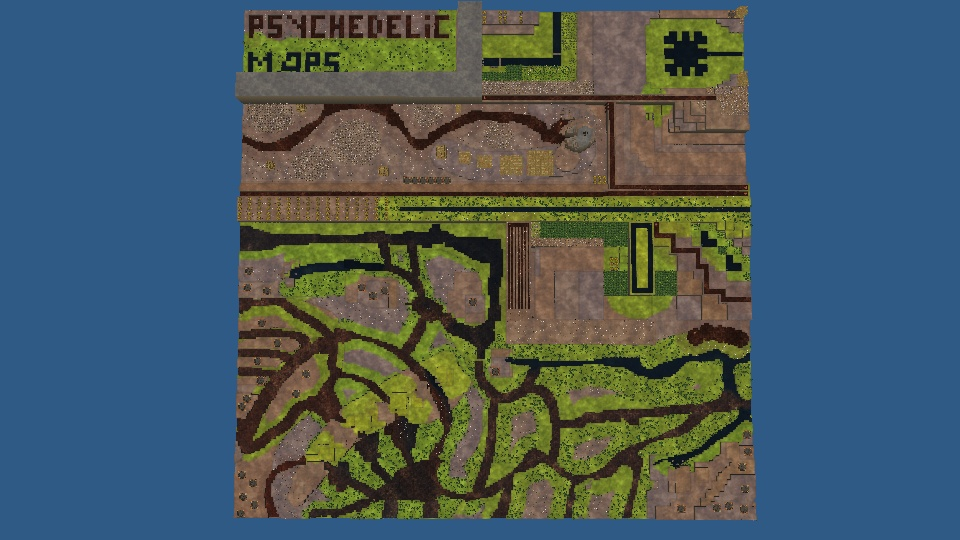 PSYCHEDELIC CRAZY MAPS COLECTION 014 very nice map, crazy and funny