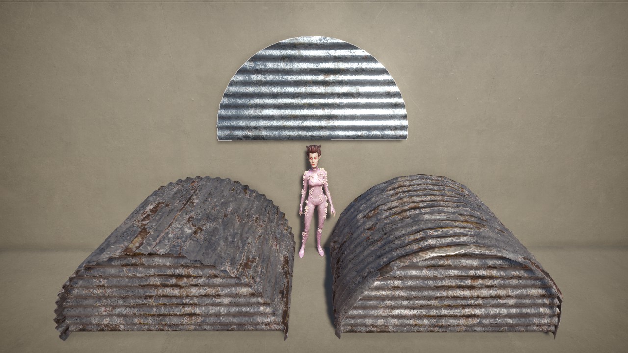 [AA] Sheet Metal Corrugated T2 - Slope 5