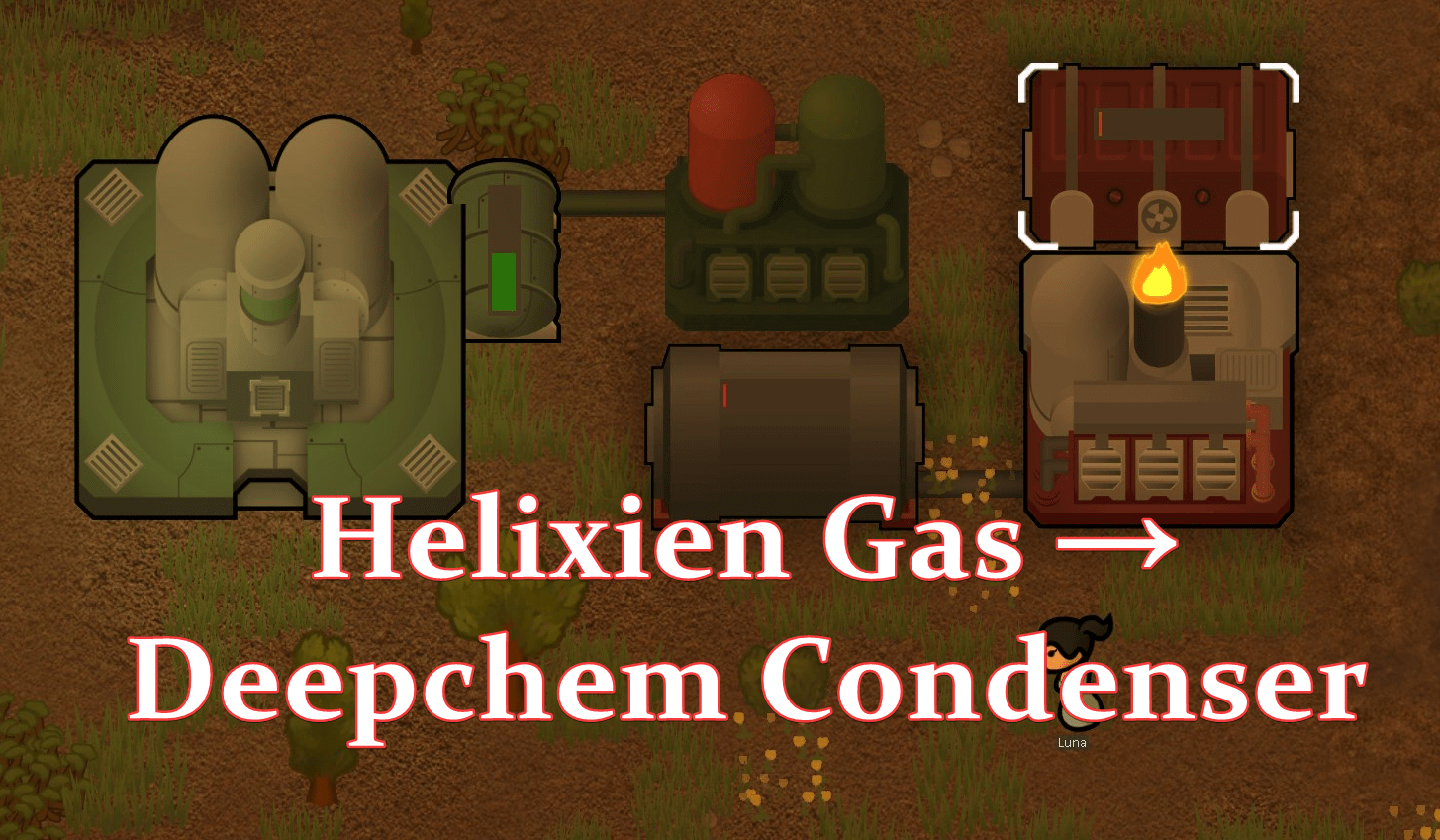 Helixien Gas → Deepchem Condenser