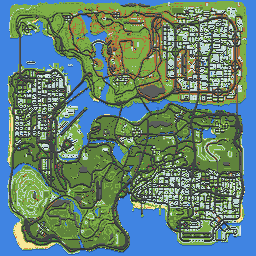 GTA San Andreas map