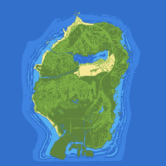 GTA V map