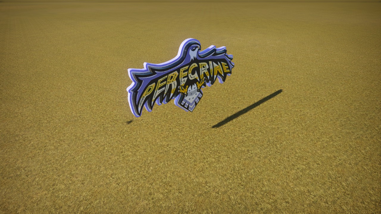 Peregrine Coaster Sign (Large)