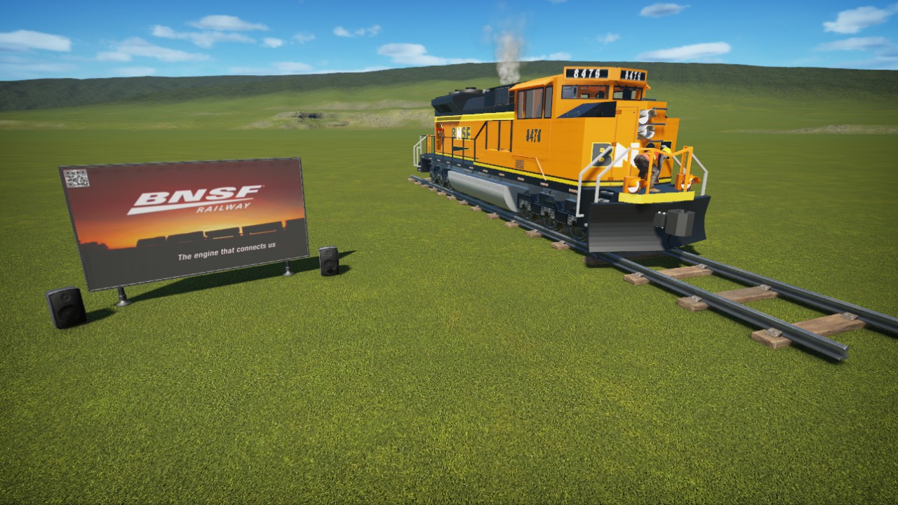 Lok BNSF 8476 Diesel Power