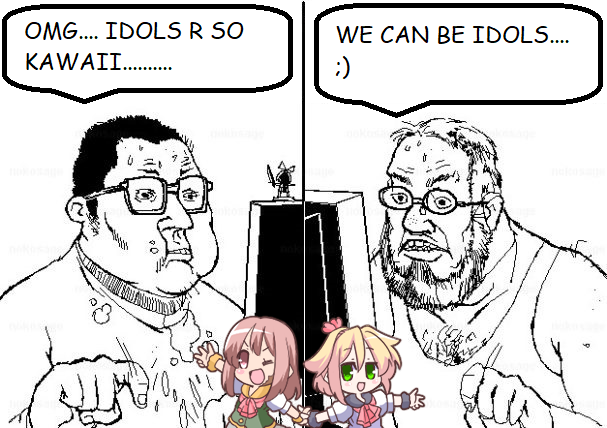 ultimate weapon girl but sung by two sweaty fedora-wearing neckbeards