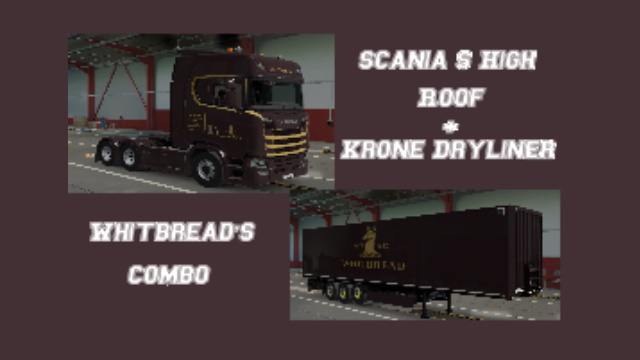 Whitbread's Combo Scania S High Roof and Krone Dry Liner