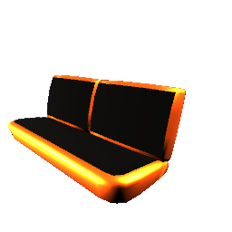 1959_Impala_Seat_Front_Metallic_Orange_Black