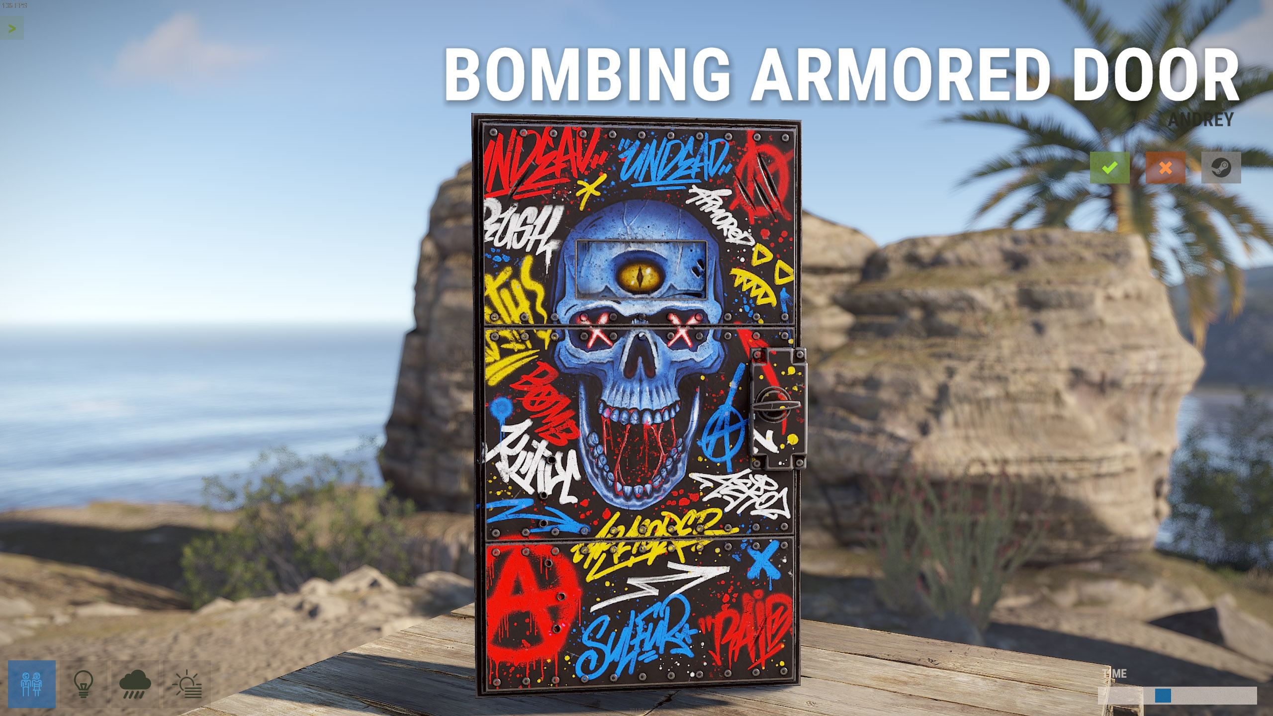 Bombing Armored Door