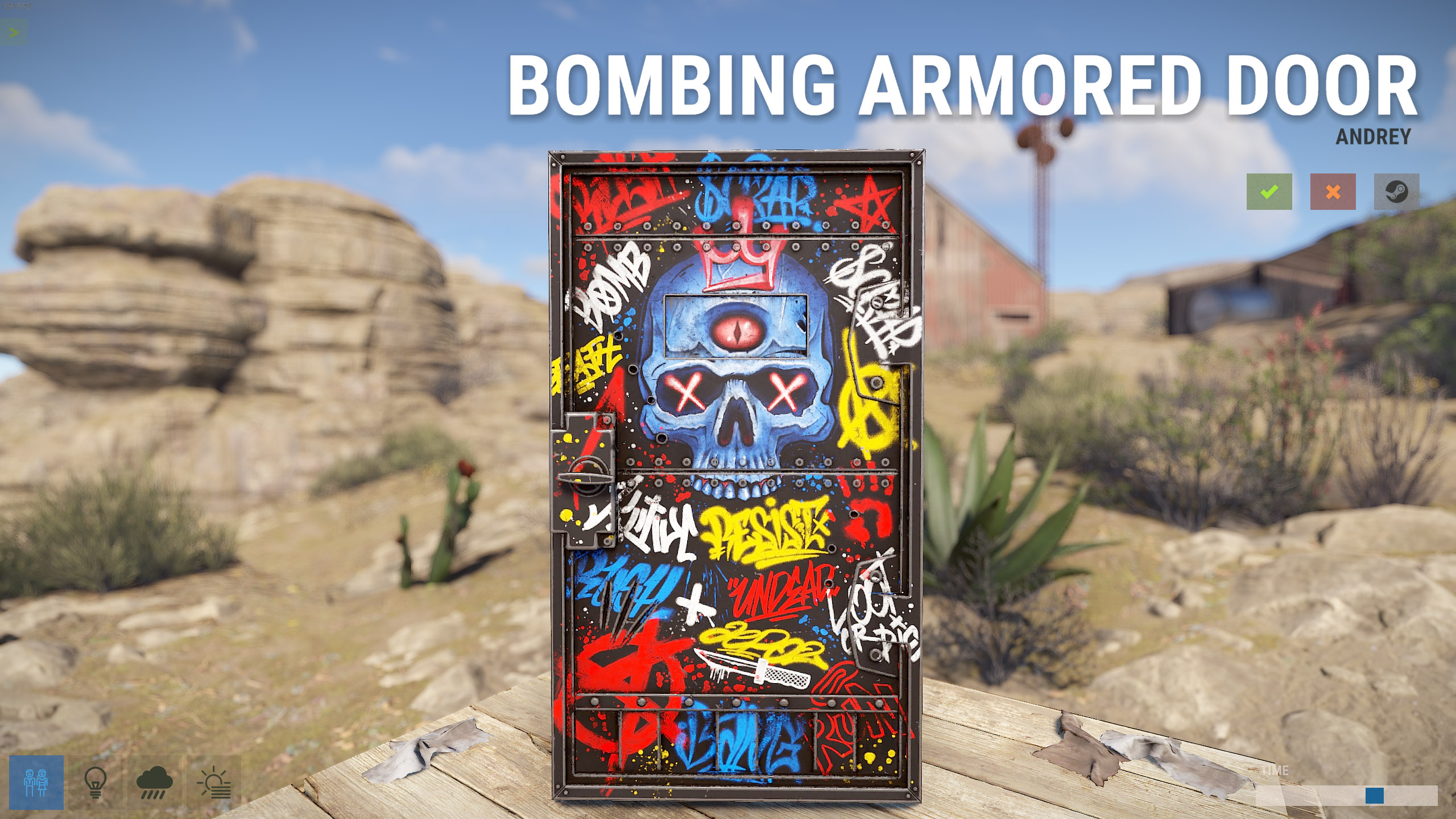 Bombing Armored Door