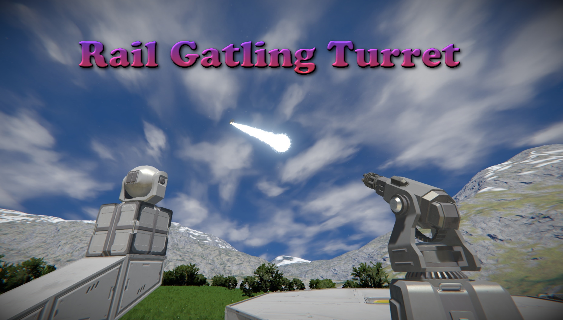 Rail Gatling Turret