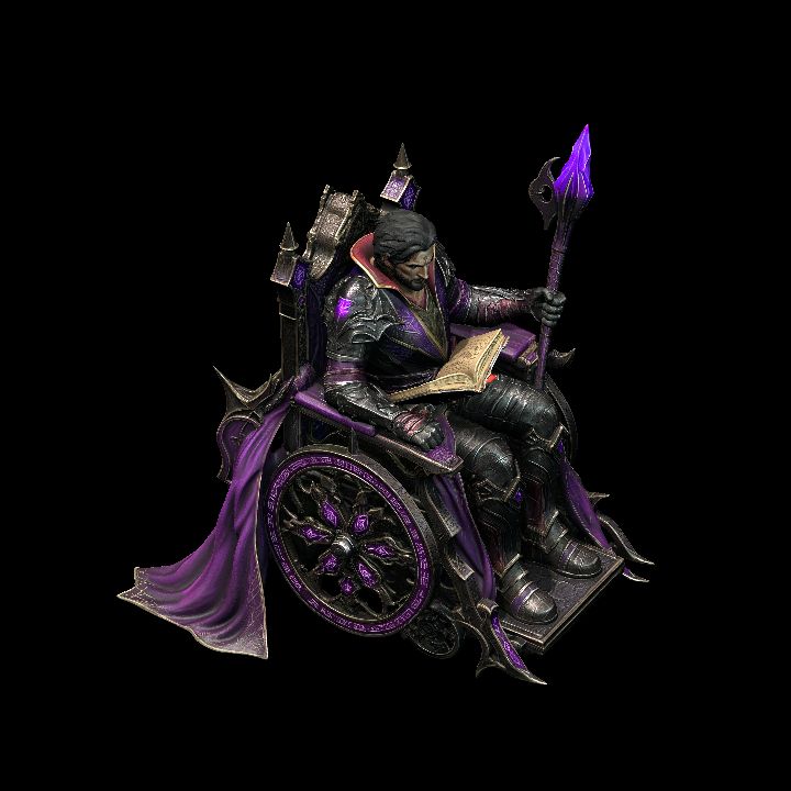 dark mage on wheelchair