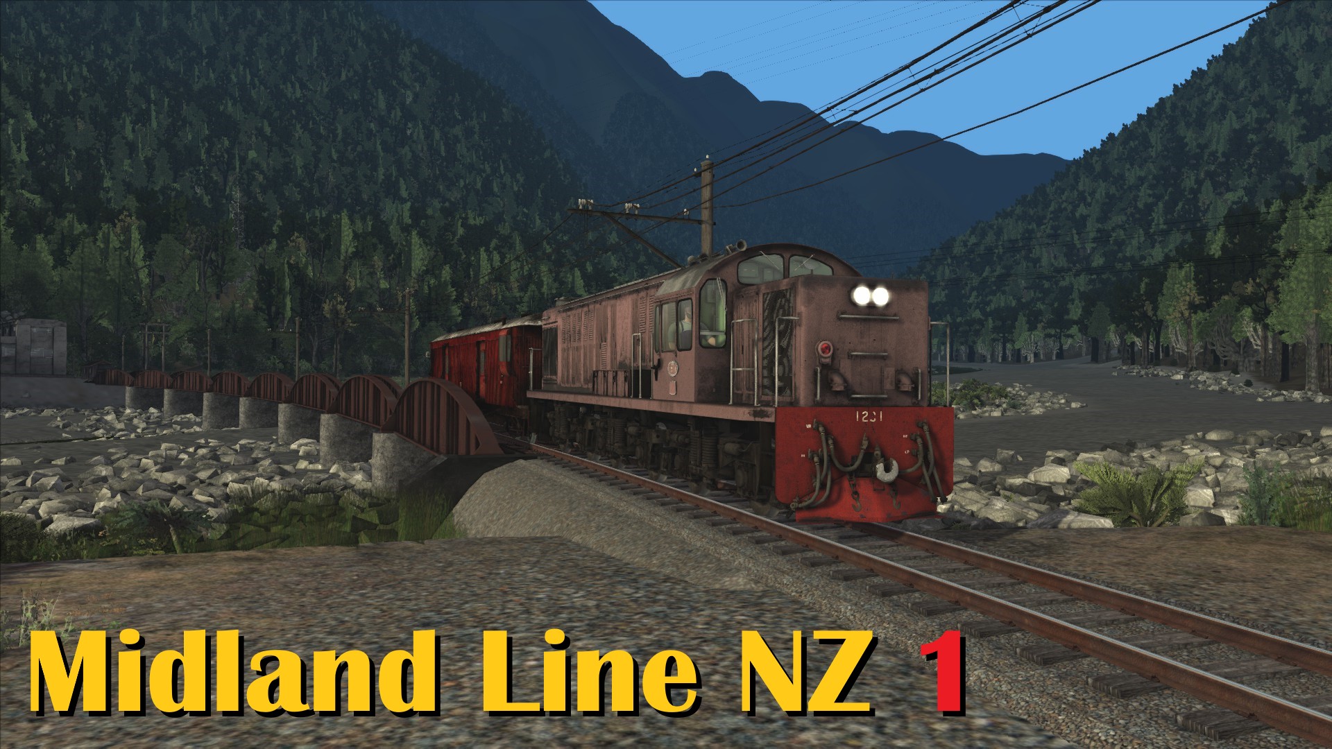 N.S966 Midland Line NZ - NZR Class Dj Arthur's Pass to Otira Maintenance