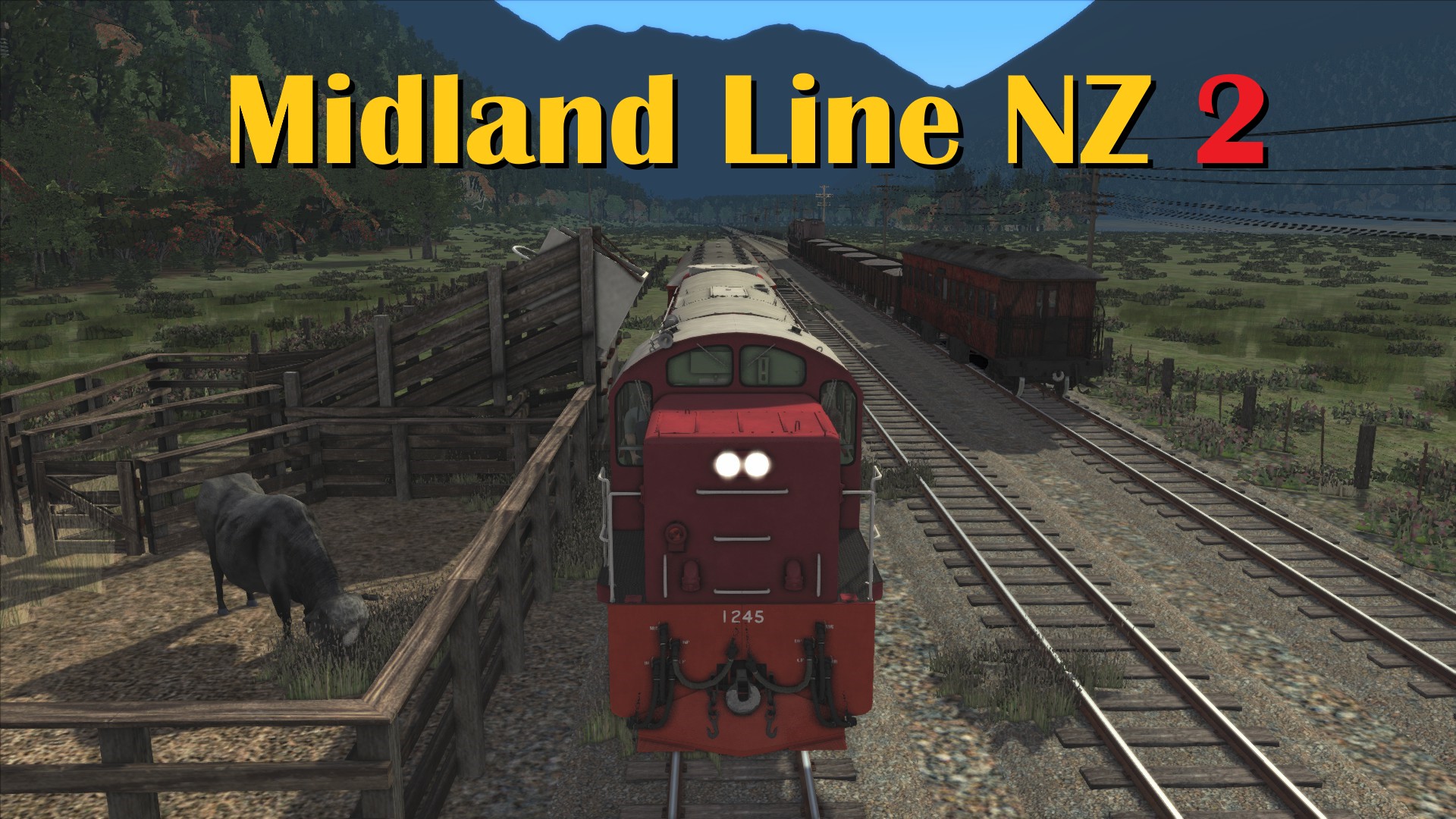 N.S967 Midland Line NZ - NZR Class Dj Aickens to Otira