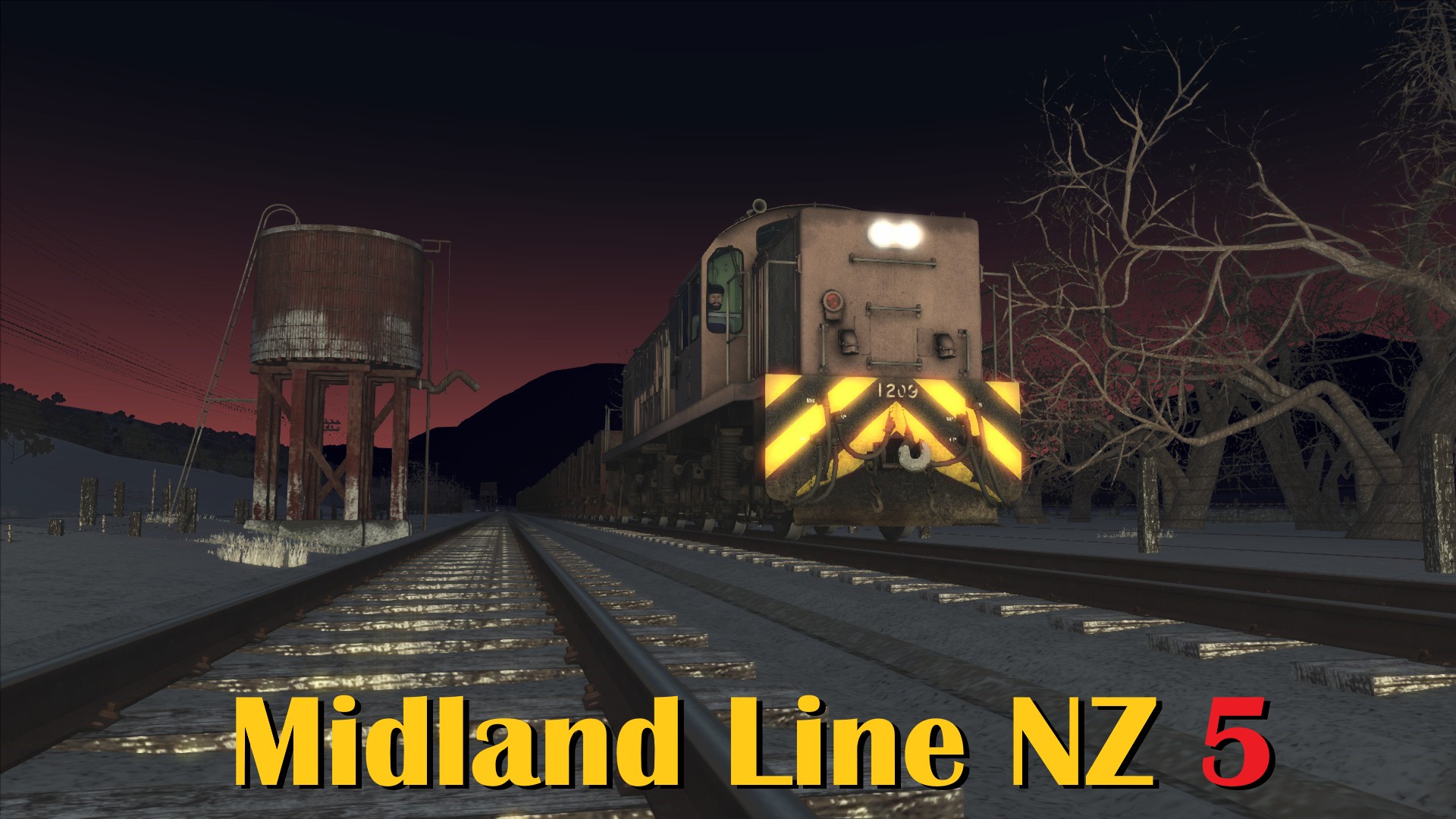 N.S970 Midland Line NZ - NZR Class Dj Craigieburn to Staircase
