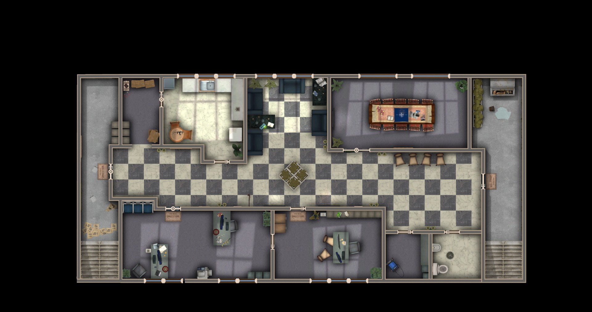 Ground level office