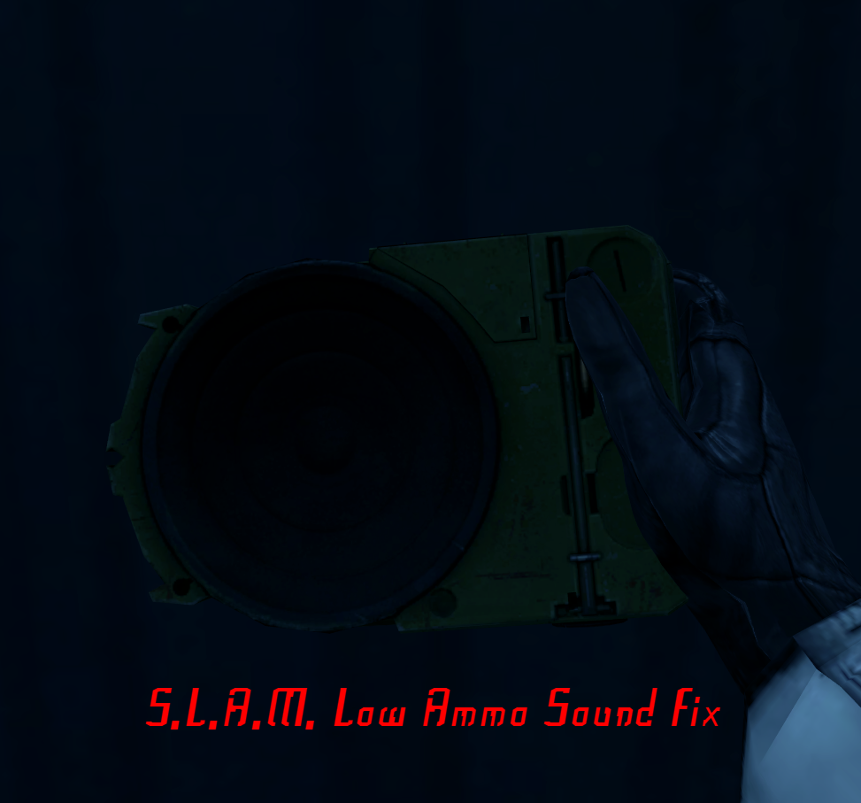 S.L.A.M. Low Ammo Warning Sound Fix