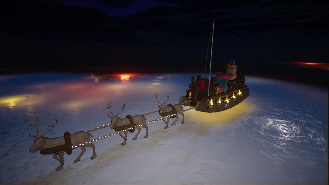 christmas sleigh, Weihnachtsschlitten