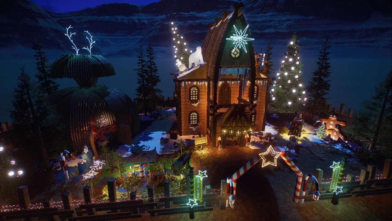 just a momento, Santa Claus house, Weihnachtsmannhaus mit Shop