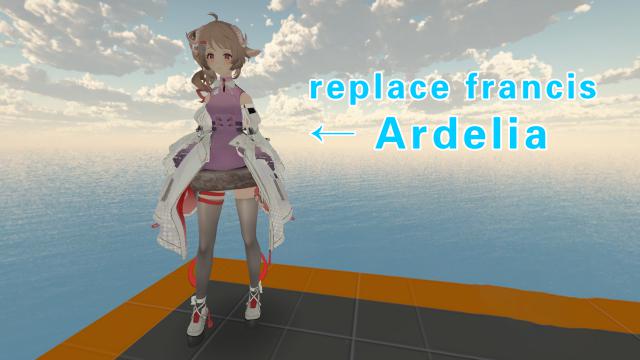 Arknights Endfield Ardelia（明日方舟终末地 艾尔黛拉）replace francis