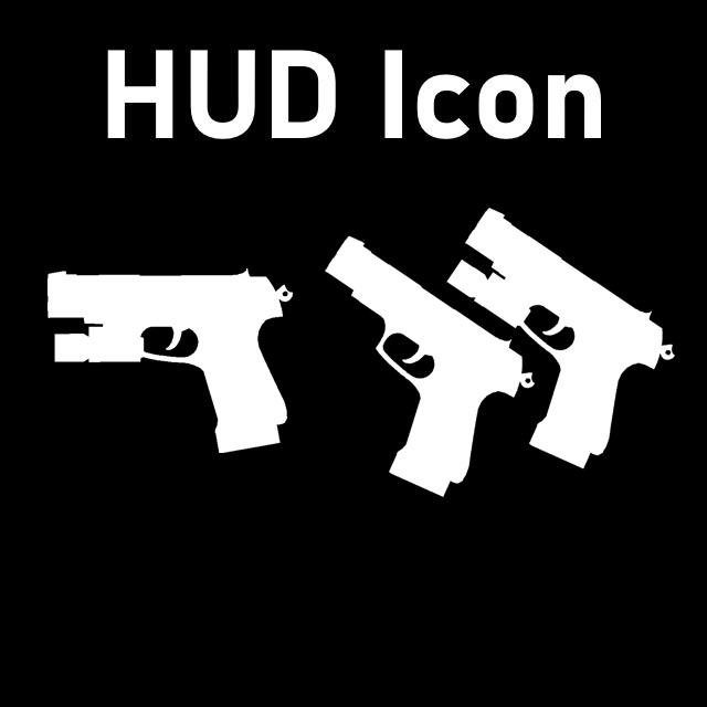 Left 4 Dead 2 - Enhanced Ruger P-89 HUD Icon (Pistols)