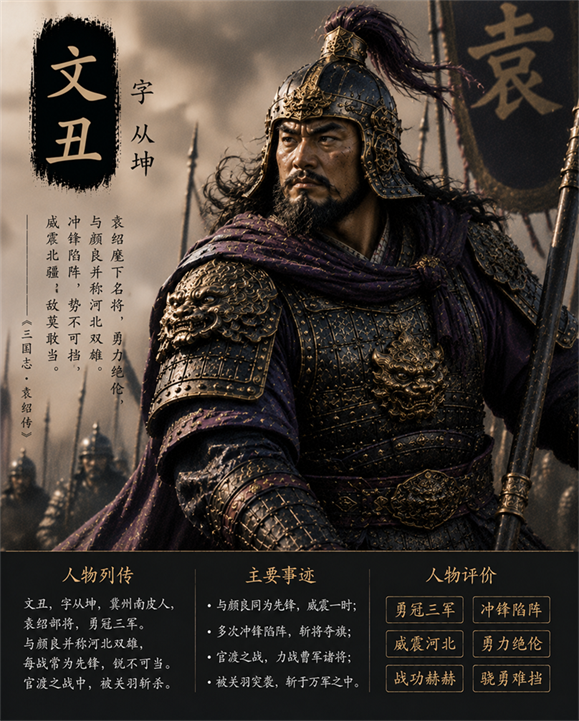 三国演义·河北双雄文丑