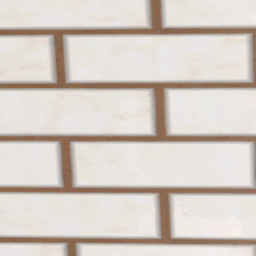 1x1 White Tile w Sandy Grout Slider Square