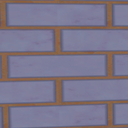 1x1 Corner Periwinkle Tile with Sandy Grout Slider Square