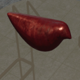 Red Metallic Kotori Decoration