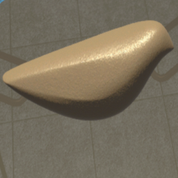 Tan Textured Kotori Decoration