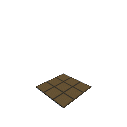 3x3 Tatami Mat Black Bordered