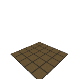 5x5 Tatami Mat Black Bordered