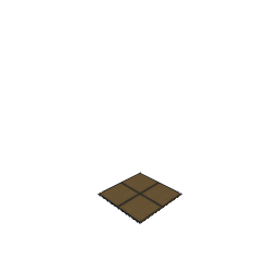 2x2 Tatami Mat Black Bordered