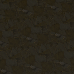 3x3 Brown Jagged Slate Floor Tile