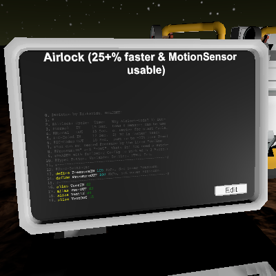 Airlock (25+% faster & MotionSensor usable)