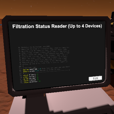 Filtration Status Reader (Up to 4 Devices)
