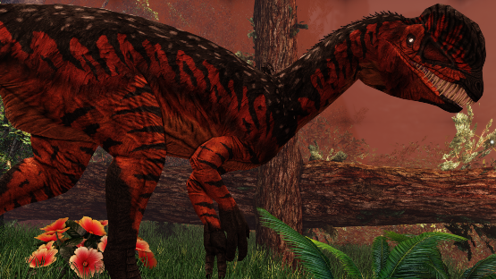 Volcano Greater Crested Feathered Dilophosaurus (Premium Skin)
