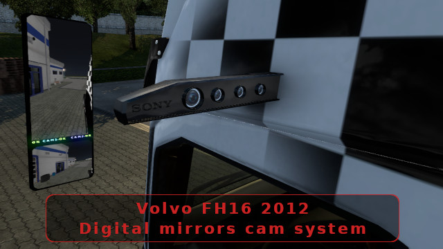 Digital Mirrors Cam System for Volvo FH16 2012