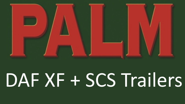 Palm beer skin for DAF XF + SCS trailers