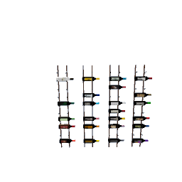 Wall wine rack