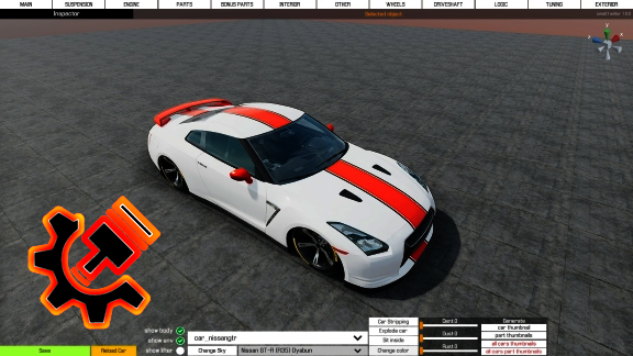 [LIVERY] Nissan GT-R (R35) Red/Gray Livery