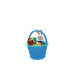 blue easter basket preview