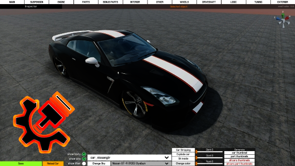 [LIVERY] Nissan GT-R (R35) Red/White 2 Livery