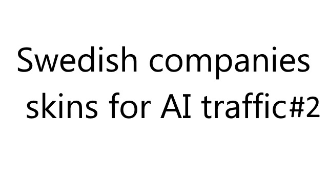 Swedish companies skins for AI traffic trailers #2