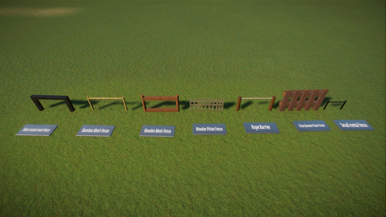 Collection of custom made Fences
