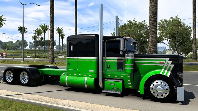 Night Moves skin for Jon Ruda's Peterbilt 389 Flat Top