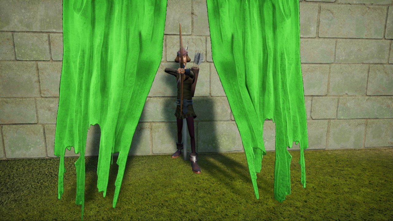 Sliding Spooky Curtain (Animated + Flexicolor)