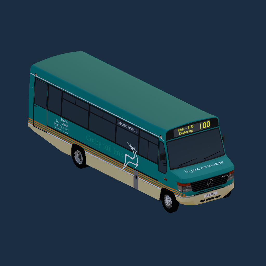 Mercedes 0814D Plaxton Beaver 2 - Midland Mainline