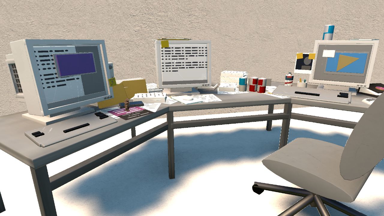 Dennis Nedry Office Desk
