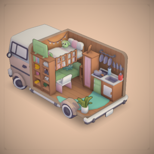 Campervan: Cozy Home