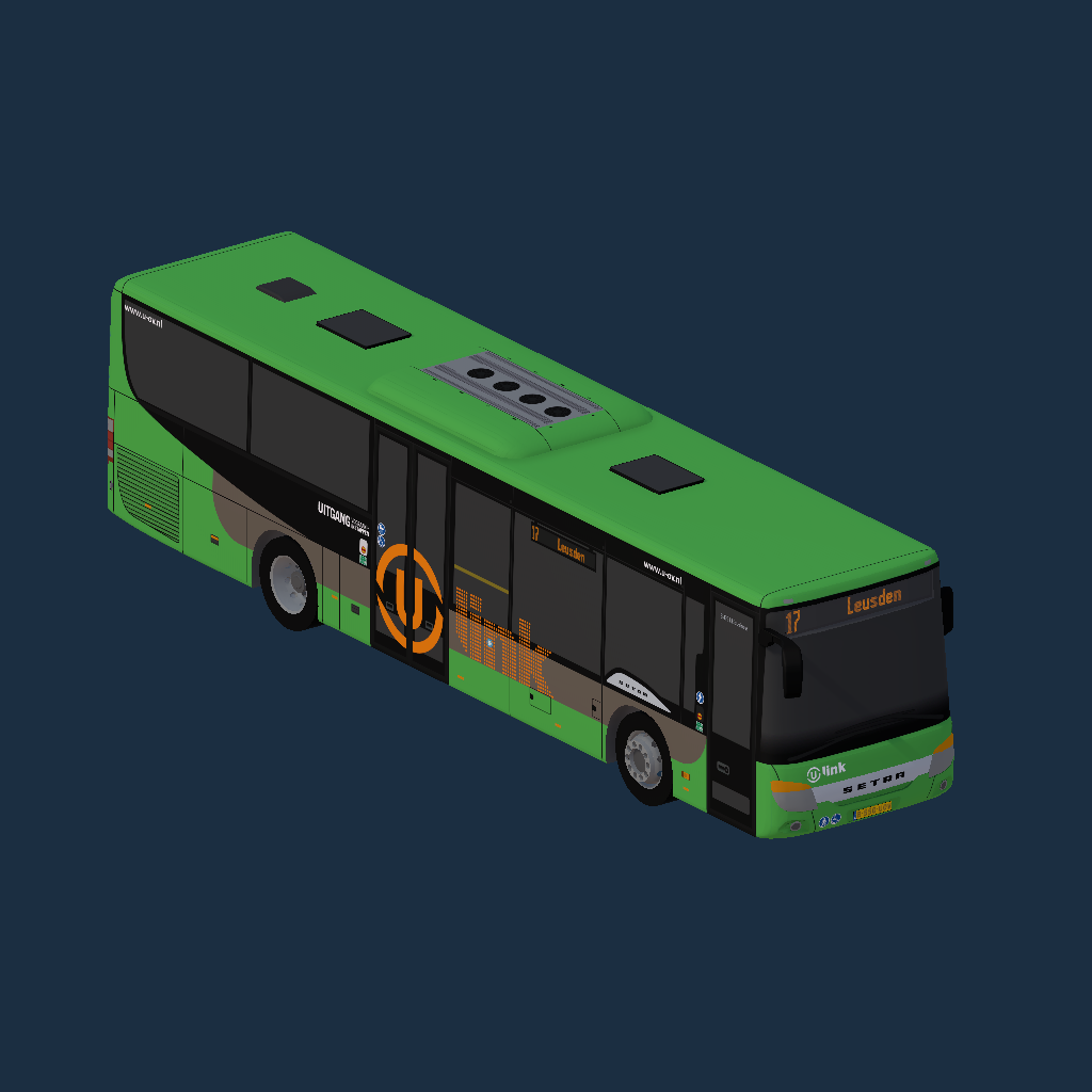 Setra S 415 LE U-OV Ulink (Groen-Oranje)