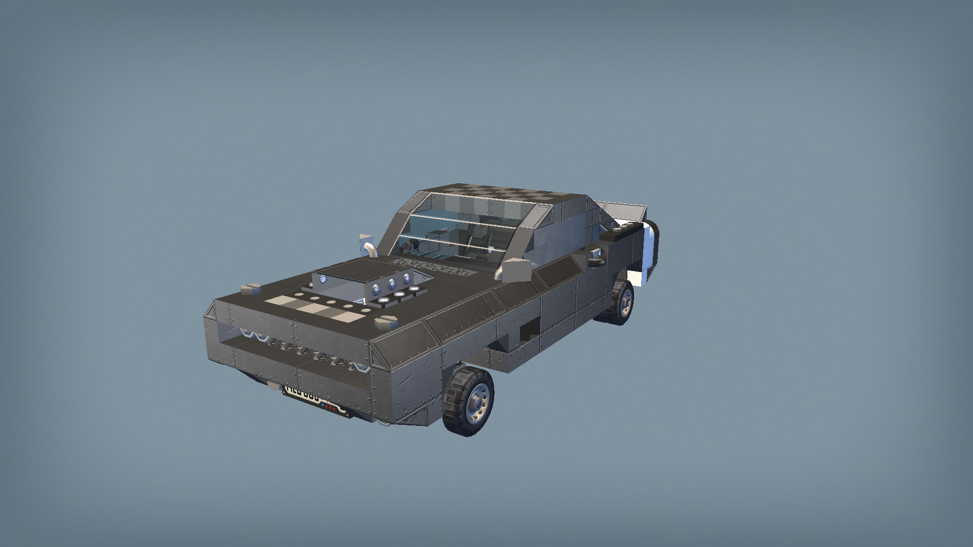 Muscle car 14 BLACK GHOST